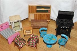 Too many to photograph!  Doll house furniture.