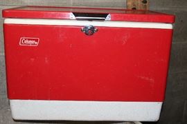 Vintage Coleman cooler.