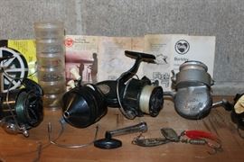 Vintage fishing rods.