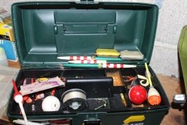 Vintage fishing lures.