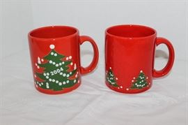 Waechtersbach W-German Christmas mugs (too many for picture!).