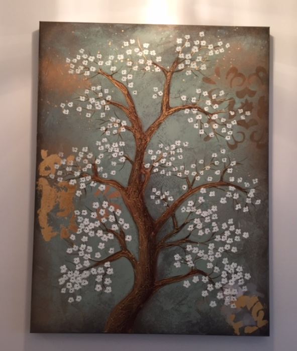 4' X 6' Painting on canvas with Gold Leaf          $150.00