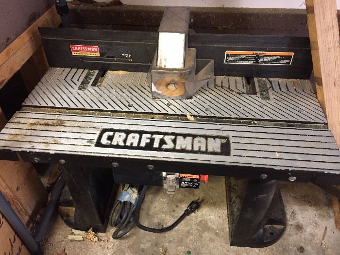 Craftsman Router and Router Table