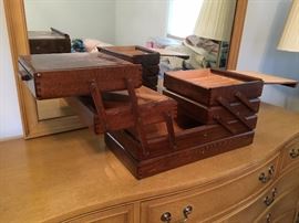 Vintage Sewing Box from Romania