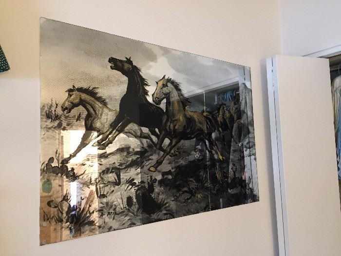 Mirrored Horse Artwork