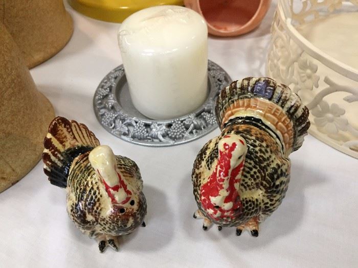Turkey Salt and Pepper shakers