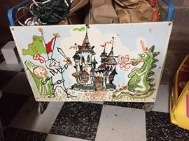 Vintage Knights and Dragons wagon