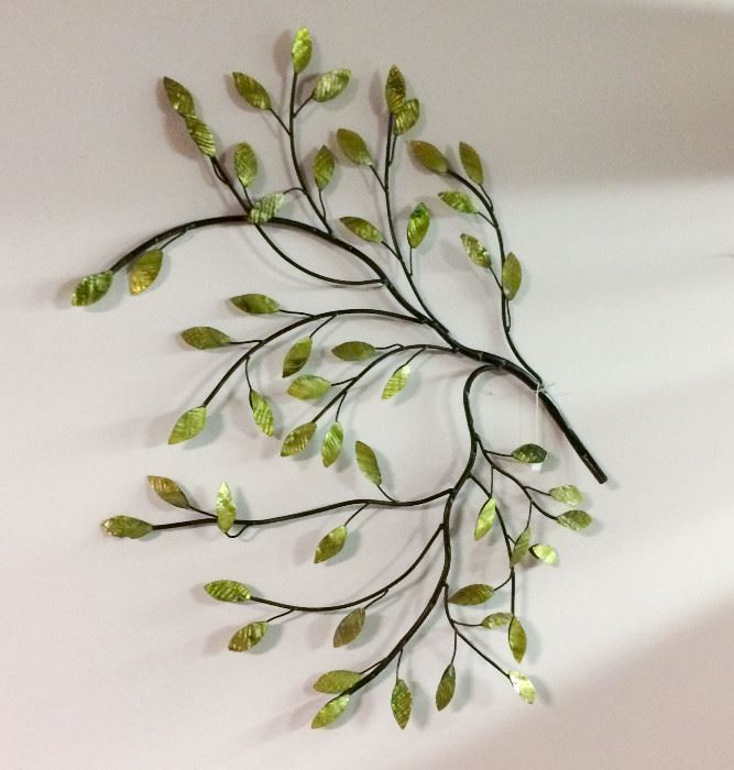 Leaves on branches wall decor