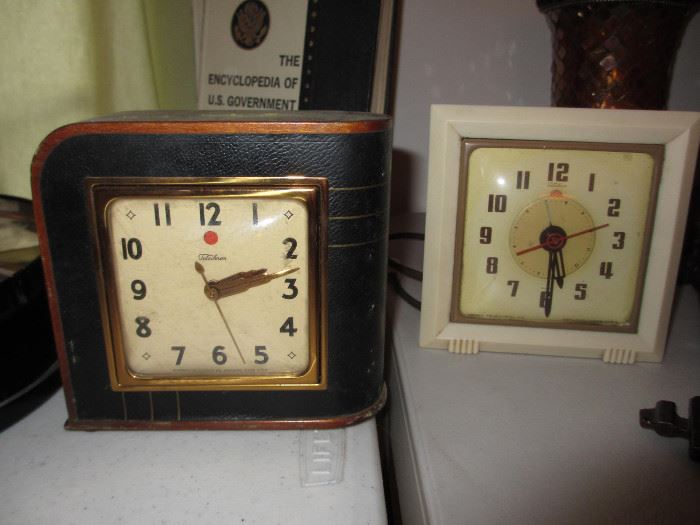 vintage telechron clocks