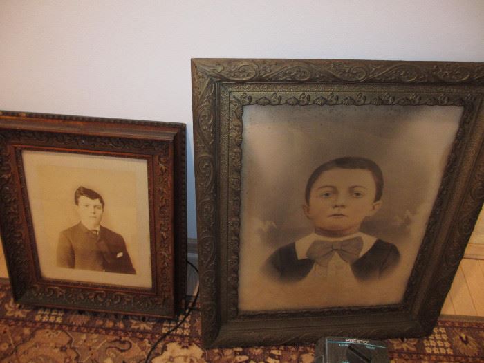 vintage photo and frame