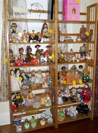 dolls, etc.