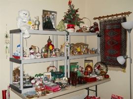 holiday items, prayer rug, etc.