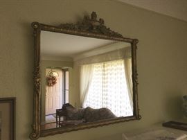 Gilded mirror