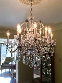 Stunning crystal chandelier