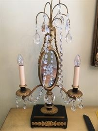 Electric crystal sconces x 2