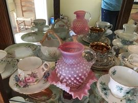 Many fine tea cups