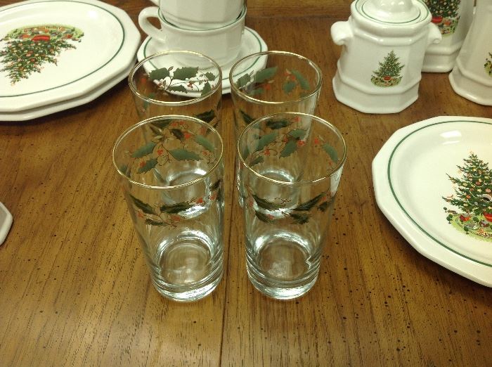 Holiday Glasses - Set Of Four - 2 of 2 Sets