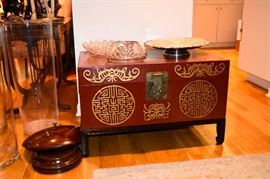  Asian chest/trunk on stand.