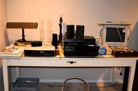  Stereo components, lamps, etc.