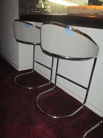 Set of 4 bar stools, by Contemporary Shells, Inc