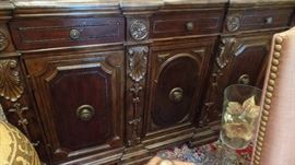 Mahogany sideboard $2400 original price $7200 measures 6'x20"