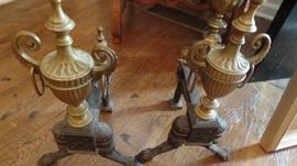 Antique Andirons $225 for the pair