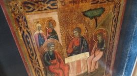 Antique Russian Icon $600
