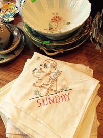 Many Fun Linens Embroidery and Lace  