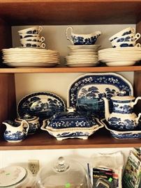 Spode China Blue Willow Patterns 