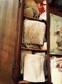 Linens Lace and More ..........Drawers Full