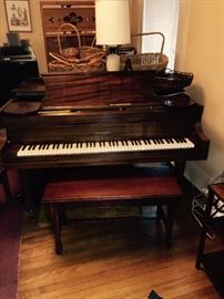 Kranch Bach Baby Grand Piano- The owner was an opera singer-