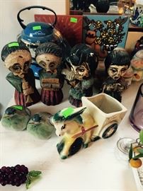 Christmas Choir Figures, Donkey Planter