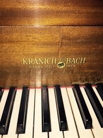 Kranch Bach Baby Grand Piano- The owner was an opera singer- 