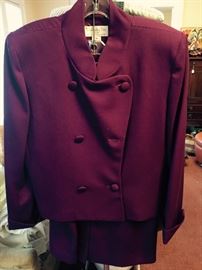 Christian Dior Purple Suit Set