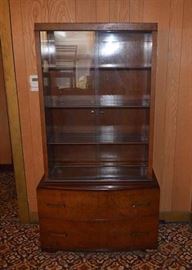 Vintage MCM China Cabinet.  Good Condition with Some Dings.