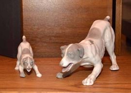 Porcelain Dog Figurines