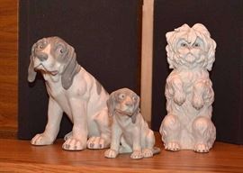 Porcelain Dog Figurines