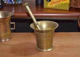 Brass Mortar & Pestle