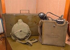 Military Field Phone & Canteen (2 pcs)