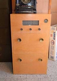 Turntable & Receiver in Handmade Cabinet