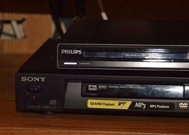 Philips DVD Player & Sony DVD/CD/CD-R/RW Player