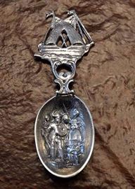 Rare Collector Spoon (Marked "SAV"-Scandia Affinerings Vaerk) 