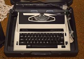 Vintage Royal Aristocrat Electric Typewriter