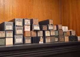 Vintage Starck Player Piano with Many Music Scrolls