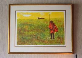 Framed Color Lithograph, Signed & Numbered
