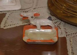 Vintage Lusterware Miniature Ashtrays with Animals (Japan)