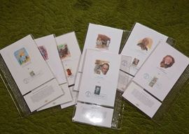 First Day of Issue Stamps (mostly 1970's)