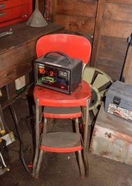Vintage Step Stool Chair