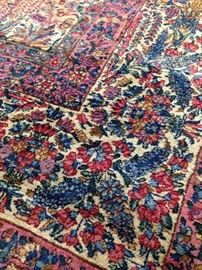 Close up Persian rug