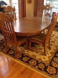 4 pc Solid Wood Table